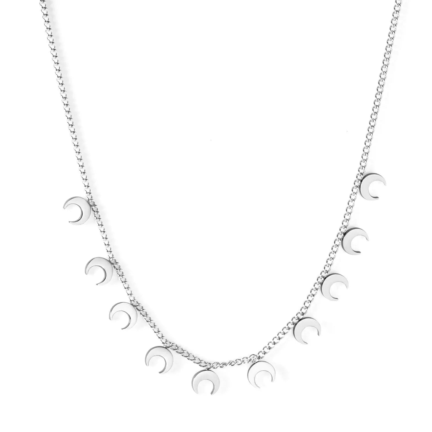 Bohemia Star Collier Elegant Stainless Steel Jewelry Flash Women's Chains Necklaces Office Lady Collars asonjewelry